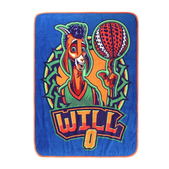 GOAT Movie Kids Throw Blanket, Will the Goat, Soft Coral Fleece, Sony, 46"x60"