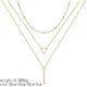 thumbnail image 2 of Dinheiro Cadena de cuello de cadena de cuentas redonda simple y capaz, 2 of 5