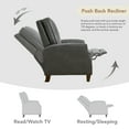 thumbnail image 5 of CHITA Recliner Chairs for Adults Single Sofa Chair for Living Room Faux Leather Push Back Recliner,Black, 5 of 12