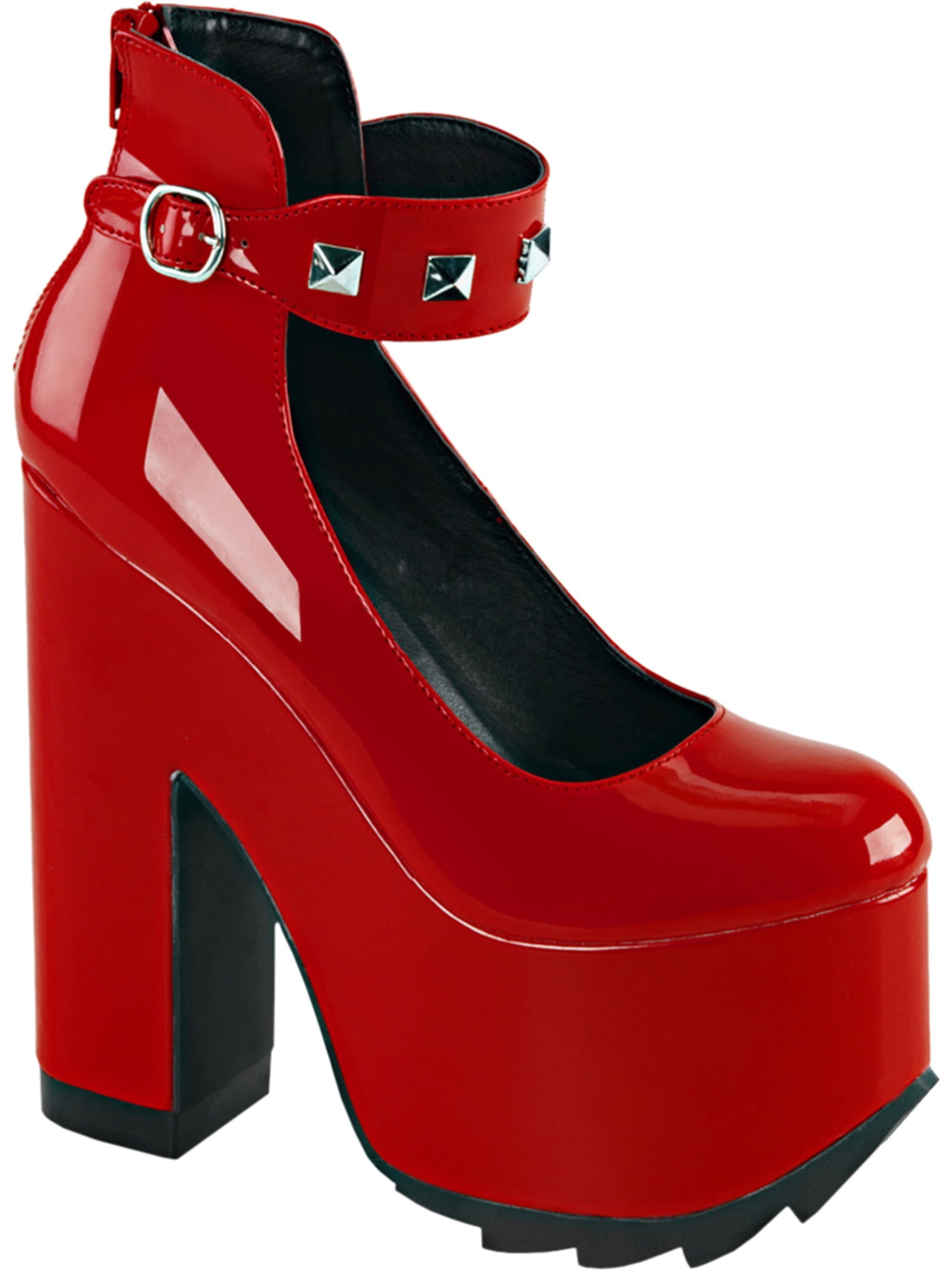 6 inch block heels
