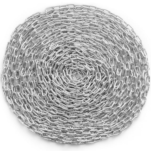 1/4" 100' Proof Coil Chain Zinc Plated Galvanized Towing Guard Rails G30