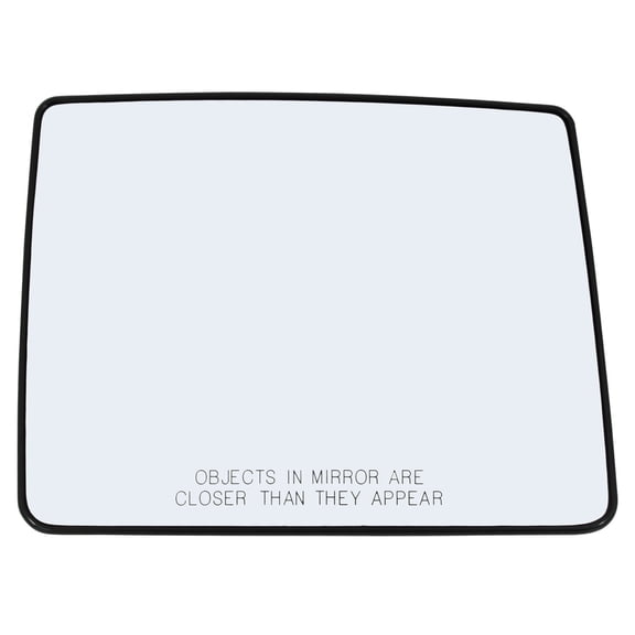 Rugged TUFF Passenger Side Mirror Glass Replacement for 2007-2014 Ford F150 (Non Heated, Upper Towing Mirror)