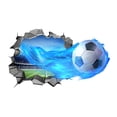 thumbnail image 3 of Adhesivos de pared con balón de fútbol 3D, PVC, extraíble, 40 x 60 cm, 3 of 3