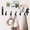 White, variant on 4 in 1 Coat Rack Wall Mount with Shelf, Coat Hooks 25.2" Entryway Coat Hanger with Key Hooks and Mail Holder, Wall Hooks with Shelf, Hat Rack for Wall Key Holder Mail Organizer