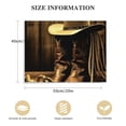 thumbnail image 2 of COMIO Canvas Wall Art Framed Western Decor Cowboy Hat Boot Saddle Leather Rancher Vintage Picture Print Painting Wall Decor Canvas Prints for Farmhouse Living Room Men Bedroom Home, 2 of 5