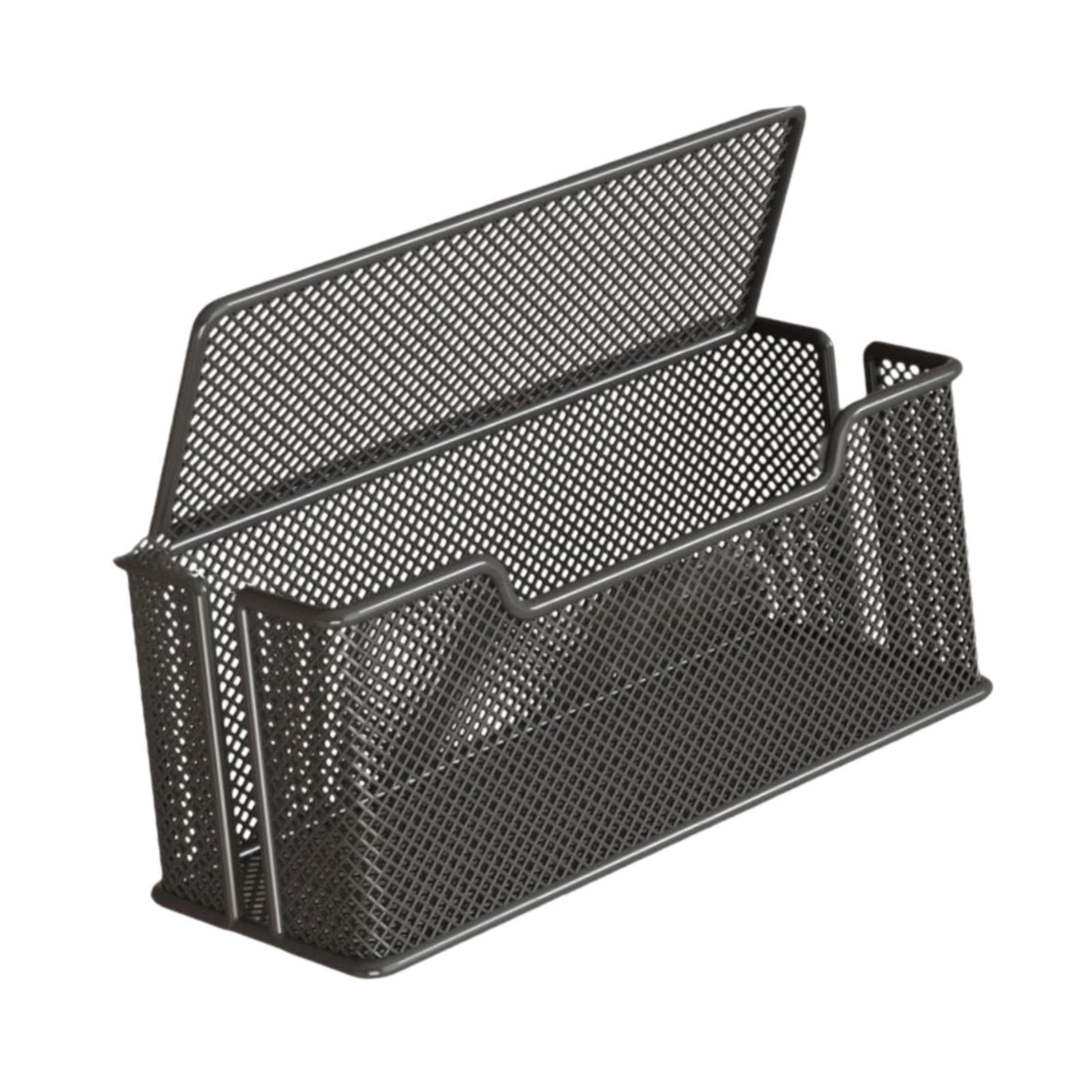 Fancyes Cable Management Box Cord Storage Multifunction Large Capacity with Lid Cable Organizer Holder for Desktop Messy Cables , Black
