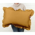 thumbnail image 3 of Vargottam Ruffled Pillow Sham King 36x20 Cotton Frill Pillow Cases Shabby Chic Farmhouse Decor Pillowcase, 3 of 7