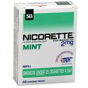 GlaxoSmithKline Nicorette Stop Smoking Aid, 48 ea