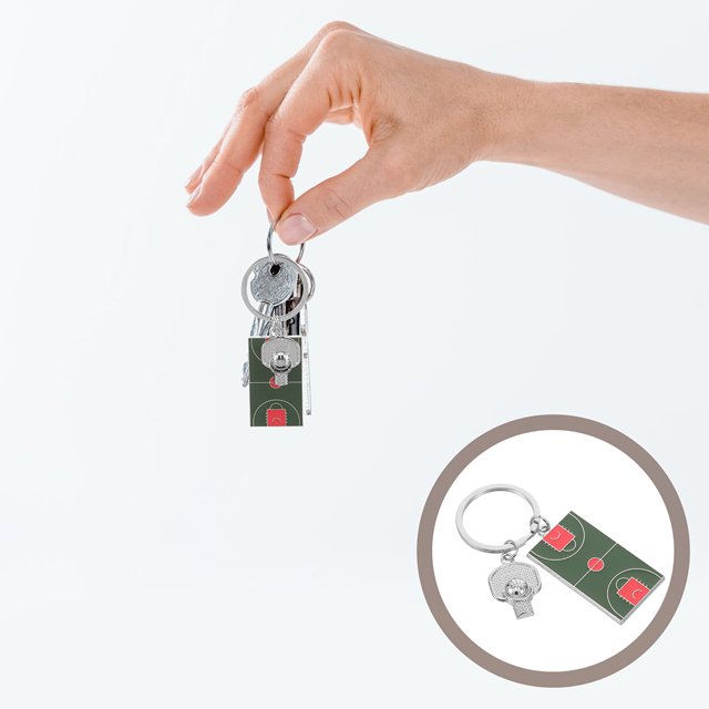 Hytrove 2Ud Llavero Multicolor Con De De Baloncesto Para Accesorios Y