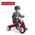 thumbnail image 4 of Radio Flyer Deluxe Steer & Stroll Ride-On Trike, Tricycle For Toddlers Age 2-5, Toddler Bike, Red, 4 of 5