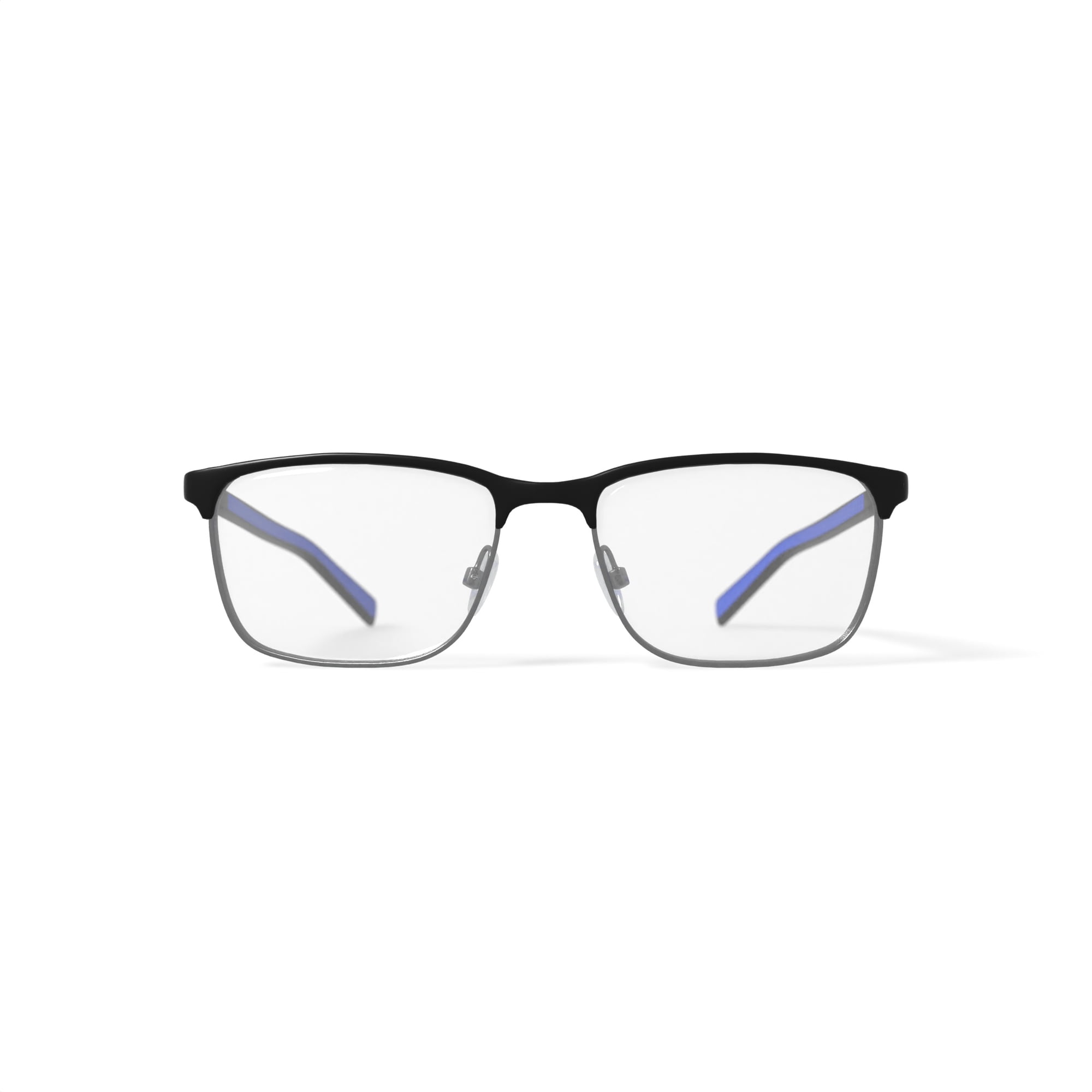 Nautica Men's N7310 Prescription Eyeglasses with Case, Matte Black