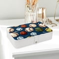 thumbnail image 6 of Baseball PU Leather Jewelry Box with Removable Compartment and Necklace Holder - Portable Jewelry Display Case for Jewelry Boxes, 6 of 6