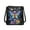 Black-Butterfly Rose, variant on Sunflower Print Crossbody Bag for Women, Waterproof Vegan Leather Shoulder Handbag with Adjustable Strap, Medium Size Sturdy Sling Purse Crossbody for Travel & Shopping