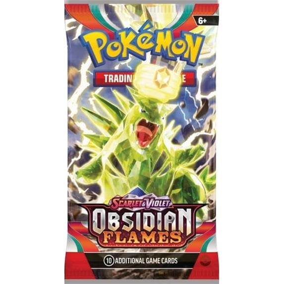 Pokemon Trading Card Game Scarlet & Violet Obsidian Flames Half Booster Box  (18 Packs) - Walmart.com