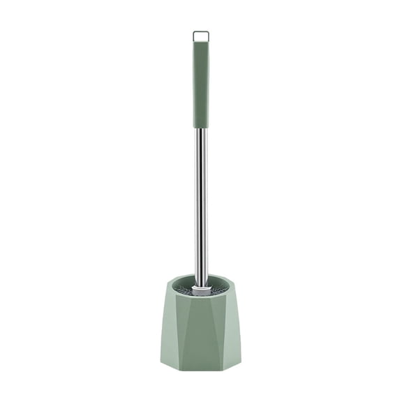 Toilet Brush with Stiff Bristles and Long Handle for Deep Cleaning, Sturdy Plastic Construction, Hanging Storage, Ideal for Household Bathroom Maintenance