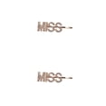 thumbnail image 1 of Qarigey Pinzas para el cabello Elementos de letras exquisitas Clip para la cabeza Herramientas de peinado delicadas decorativas para bebés Mujeres Type1 NO1 Qarigey  CBP301703, 1 of 6