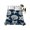 Navy, White, Gray, variant on Flat Sheet Bed Sheets, Fall Flower Leaf Pumpkin Soft Top Sheet Brushed Microfiber Bedding Sheet - 1 King Size Flat Sheet Only, Thanksgiving Botanical Wood Board