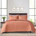thumbnail image 1 of Mainstays All in One Lightweight Quilt Set and Sheet Set -7 Piece, Full, Coral, 1 of 5