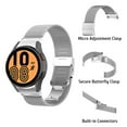 thumbnail image 5 of Correa De Repuesto Compatible Con Samsung Galaxy Watch4 40/44 Mm Correa De Acero Inoxidable Sólido Compatible Con Watch4 Classic 42/46 Mm 20 Mm Correa De Metal Kearding EL017275-04, 5 of 5