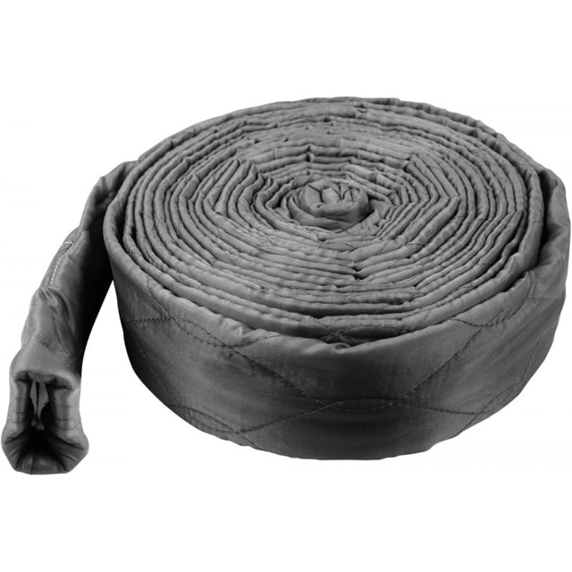 Universal 30 Central Vacuum Hose Cover - Padded, Machine Washable, Easy Install with Zipper - Stylish Grey Protection for Your Vacuum System