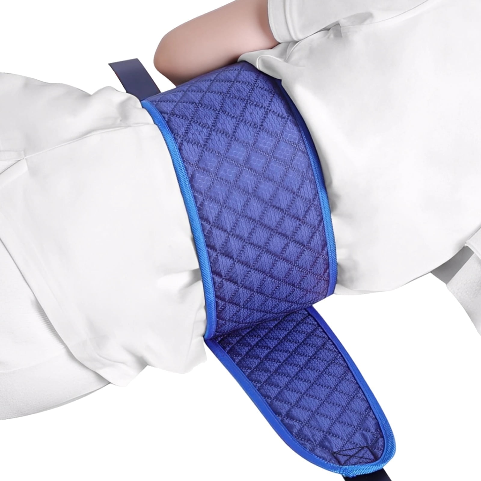 Bed Restraint Strap for Elderly, Healthcare Bed Safety Side Restraints, Anti-Fall Waist Belt, 56.7" Adjustable Hospital Bed Strap for Patient Transfer