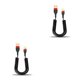 thumbnail image 1 of Bearachild Cable de carga Cable de cargador de teléfono móvil retráctil Teléfono inteligente Viaje Cable de datos de plástico de cobre No.02 2Conjunto, 1 of 6