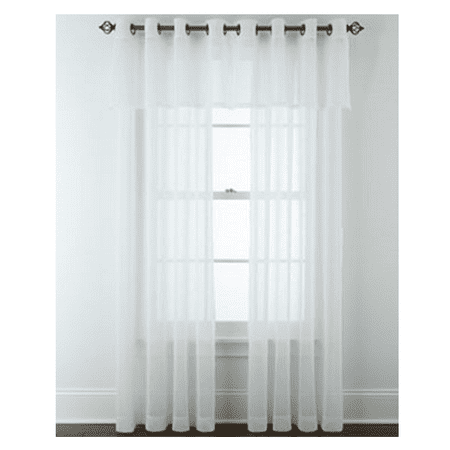 Jcpenney Home Bayview Grommet Top Sheer Panel 50 In X 95 In Cool