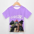 thumbnail image 3 of Gorillaz Kid Shirts Unisex Casual Tops 3D Print Graphic Tees Short Sleeve T Shirts for Boys Girls 100CM, 3 of 8