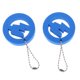 thumbnail image 4 of Paquete de 2 flotantes de agua para deportes acuáticos en la playa, barco de pesca, natación, surf, , acampar al aire libre, senderismo - Azul 5cm Sunnimix Llavero flotante redondo, 4 of 8