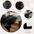 thumbnail image 5 of Mist Forest Table Cloth Waterproof Tablecloths, Beige Farmhouse Vintage Nature Scenery Tablecloth Dining Table Cover for Kitchen Party Tabletop Outdoor, Rectangle Tablecloth 54x108 Inch, 5 of 9