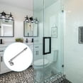 thumbnail image 2 of Shower Glass Wall Support Frameless Shower Door Fixed Bar Support for 8-12mm Glass, 2 of 6