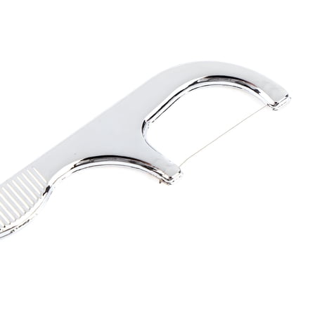 ACDANC Stainless Steel Toothpick Dental Floss Reusable Flossing Holder Teeth Hygienicing