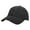 Black, variant on Top Headwear Low Profile Denim Garment Washed Cap - Black