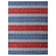 thumbnail image 2 of Rugsotic Carpets Hand Knotted Wool Area Rug 8'x10' Blue Light Blue Contemporary Rectangle Indoor Rug for Living Room, Bedroom Antimicrobial L00212, 2 of 5