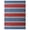 Blue Light Blue, variant on Rugsotic Carpets Hand Knotted Wool Area Rug 5'x8' Green Blue Contemporary Rectangle Indoor Rug for Living Room, Bedroom Antimicrobial L00212