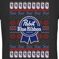 thumbnail image 2 of Junior's Pabst Christmas Logo  Graphic Tee Black Small, 2 of 3