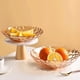 thumbnail image 3 of Plato de fruta, plato decorativo hecho de vidrio, plato de aperitivos for el hogar, plato de aperitivos, plato de dulces, plato de fruta, 3 of 5