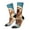 2 Black-2, variant on Cute Angel Winged Dog Print Adult Socks for Men & Women,Calf Socks, Ankle Socks,Boots Socks,Breathable Casual Sock,Unisex Crew Socks