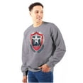 thumbnail image 4 of Patriotic American Home of the Brave Plus Size Long Sleeve Graphic Tee Shirt Brisco Brands 2X, 4 of 6