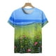 thumbnail image 4 of Puntoco, camiseta de manga corta suelta con cuello redondo y estampado informal de verano a la moda para mujer, blusa, Jersey Puntoco Puntoco-4718, 4 of 5