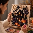 thumbnail image 6 of Pearl Diamond Painting Diamond Art Kits For Adults Halloween Themed 3D Ghost Pearl Art DIY Kit Handmade Craft Set Fun Holiday Project For Adult Crafters And Hobby Lovers,A, 6 of 6