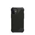thumbnail image 2 of UAG iPhone 12 Mini Case [5.4-inch screen] Feather-Light Heavy Duty Shockproof Slim Rugged Metropolis LT. Protective Cover, Smooth PU SATN ARMR Black, 2 of 8