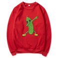 thumbnail image 1 of Dabbing Pickle Dancing Cucumbe cumpleaños Navidad Sudadera con capucha invierno hombres/mujeres PRIMAVERA/otoño sudadera Harajuku Sudaderas, 1 of 4