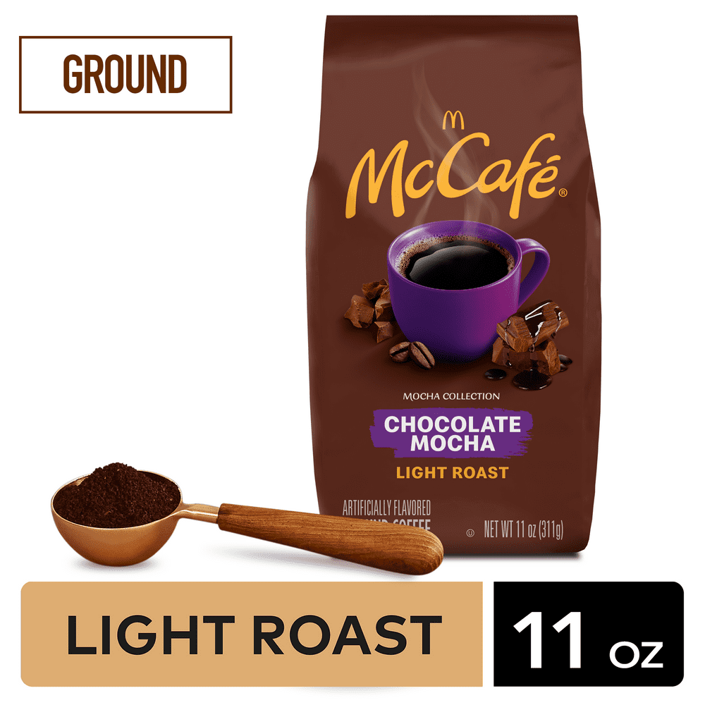 McCafe Mocha Collection Chocolate Mocha Flavored Ground Coffee, Light