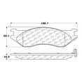 thumbnail image 5 of Disc Brake Pad Set Fits select: 2003 DODGE DURANGO, 2003 DODGE RAM VAN, 5 of 5