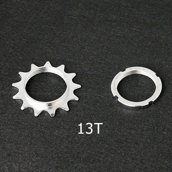 13T,14T,18T Bicycle Sprocket Fixed Gear Speed Cog Lock Ring 13T/14T/18T Track Bike Suitable For 1/8\" Chain Bicycle Freewheel