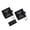Aluminum alloy, variant on Heavy Duty 4" Square Bumper Cap Ventilated Mesh Cover with for Trailers, Motorhomes, Quick Installation
