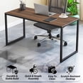 thumbnail image 7 of 40 Inch Compact Computer Desk, Mission Style Work Table with Steel Frame & Engineered Wood Top, Easy Assembly Office Desk for Home Dorm, 7 of 7