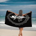thumbnail image 2 of Elegant Pattern Beach Towel - Soft Absorbent Pool Towel for Travel & Swimming Perfect for Stylish Summer Days, 2 of 6