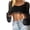 Black-L, variant on Womens Clothing Swimsuit Cover Hollow-out Crochet Coverups Meshes Loose Bathing Suit Sunscreens Pullover Smock Crop Top